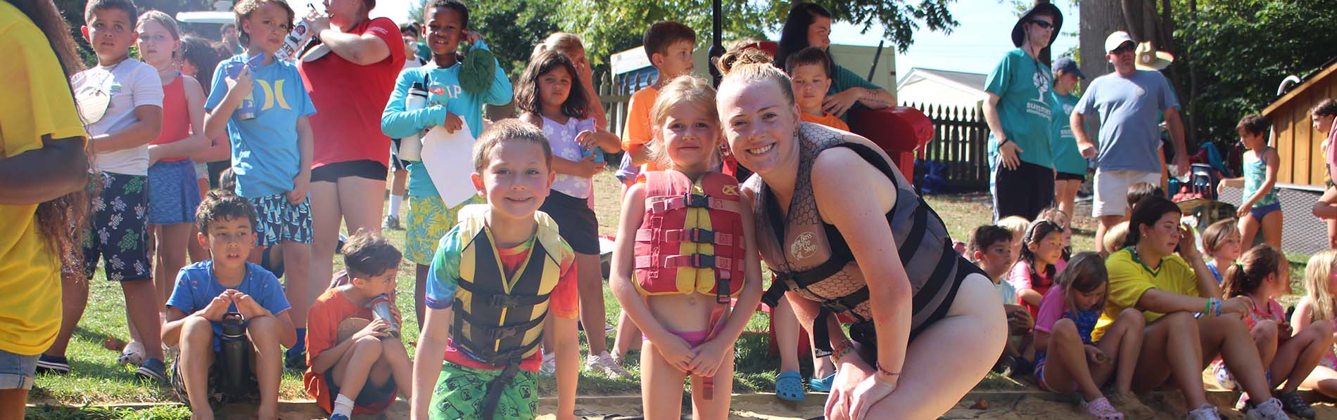 photo of kids at the pond